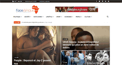 Desktop Screenshot of faceafrique.com